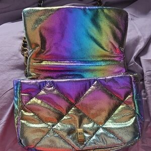 Steve Madden Holographic Quilted Women's Bag